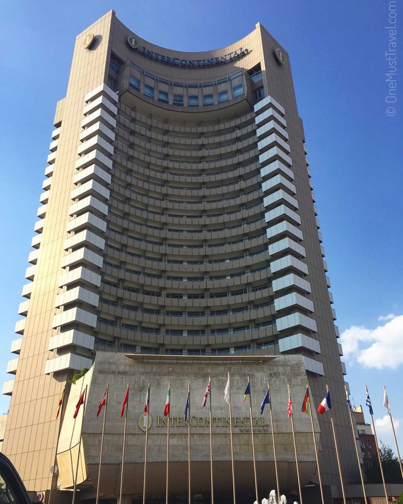 The Intercontinental hotel in Bucharest, Romania. 